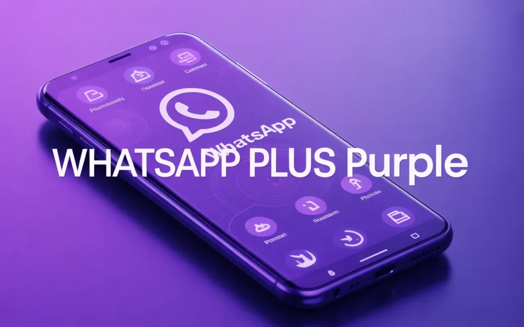 2 Bənövşəyi mövzu interfeysi ilə WhatsApp Plus Purple APK-nın son versiyasını endirin